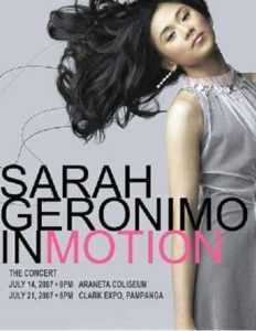 Sarah Geronimo In Motion: The Concert