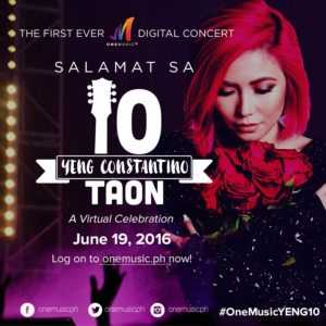 Yeng Constantino: Salamat Sa 10 Taon, Digital Concert
