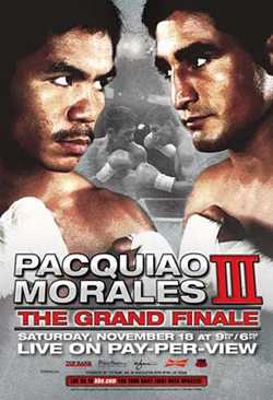 Manny Pacquiao vs Erik Morales (Fight 3): WBC International Super ...